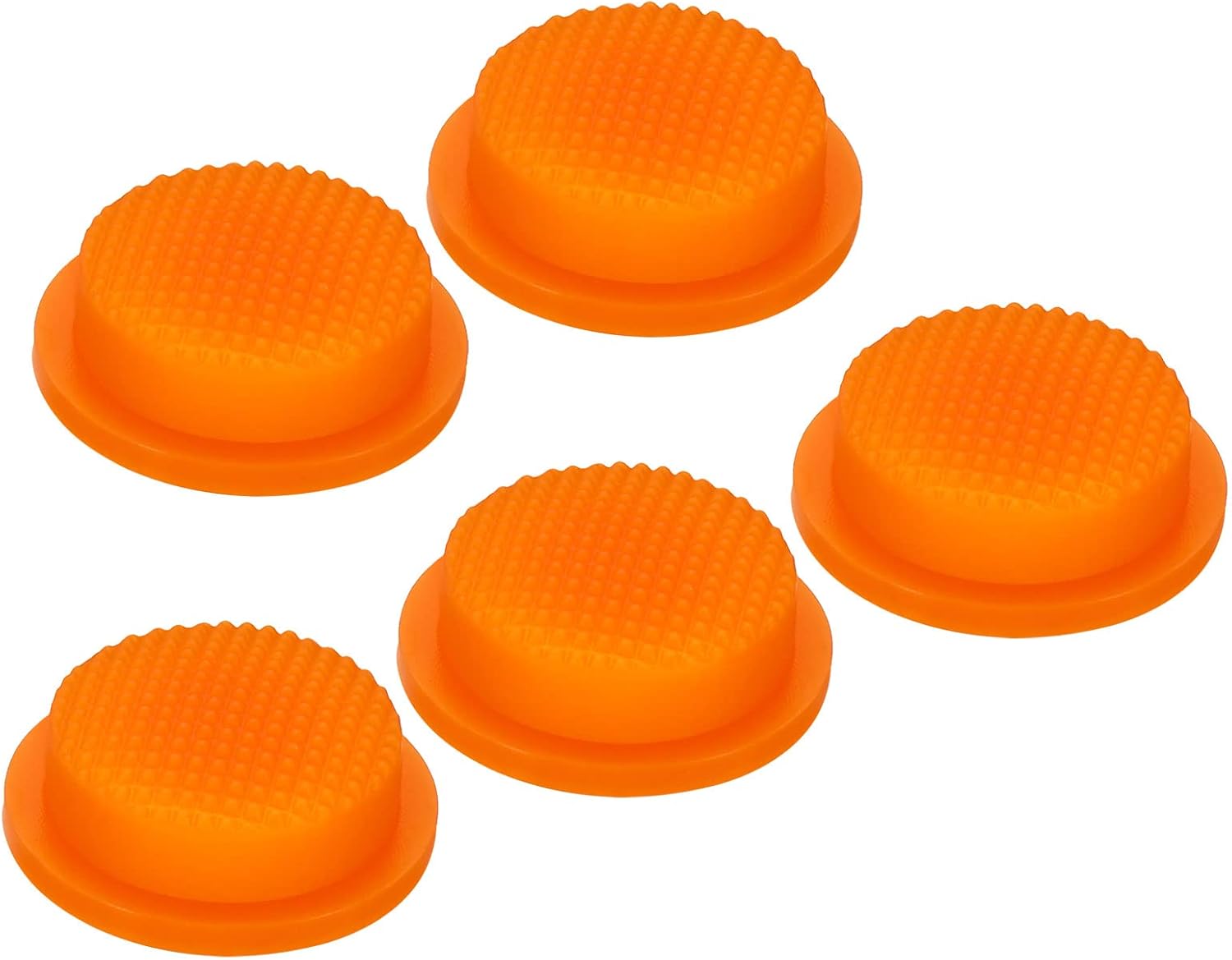 PATIKIL 0.63" LED Flashlight Switch Cap, 5 Pcs Silicone Soft Boot Cover with Inner Column for Push Button Switch Electric Torch Handheld Flashlights, Green
