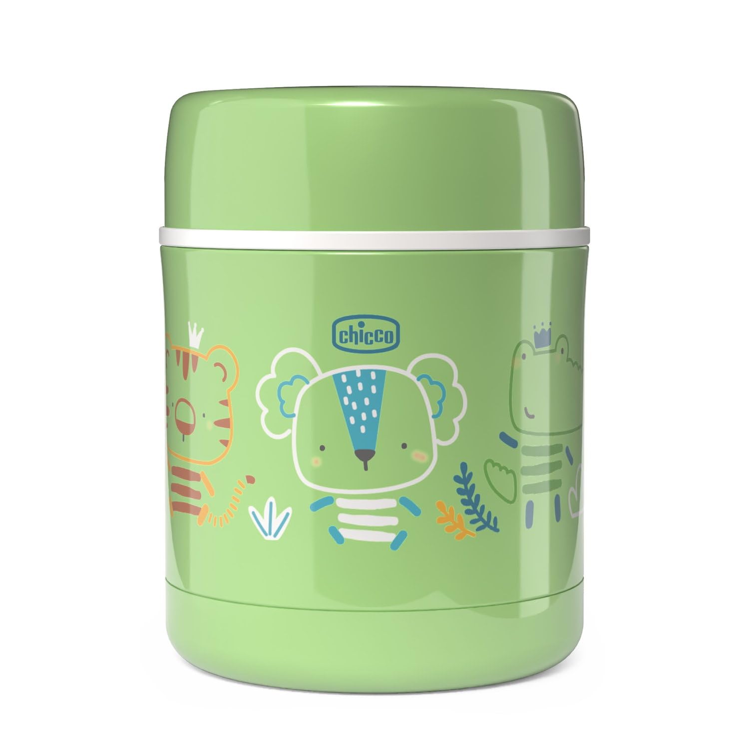 Chicco Contenitore Termico per Alimenti, Portapappa Termico, Mantiene la Temperatura fino a 6 ore, Per alimenti caldi e freddi, Contenitore Pappa Bambini, Termos Cibo, Acciaio Inox, 300 ml, 6 mesi+