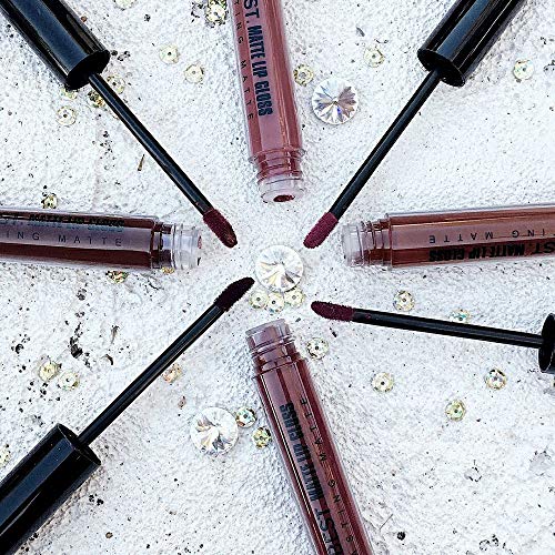 Dongxiub Matte Liquid Lipstick Set 4 Colors Mist Waterproof Long Lasting Lipsticks Non-Stick Cup Lip Gloss #TOP5