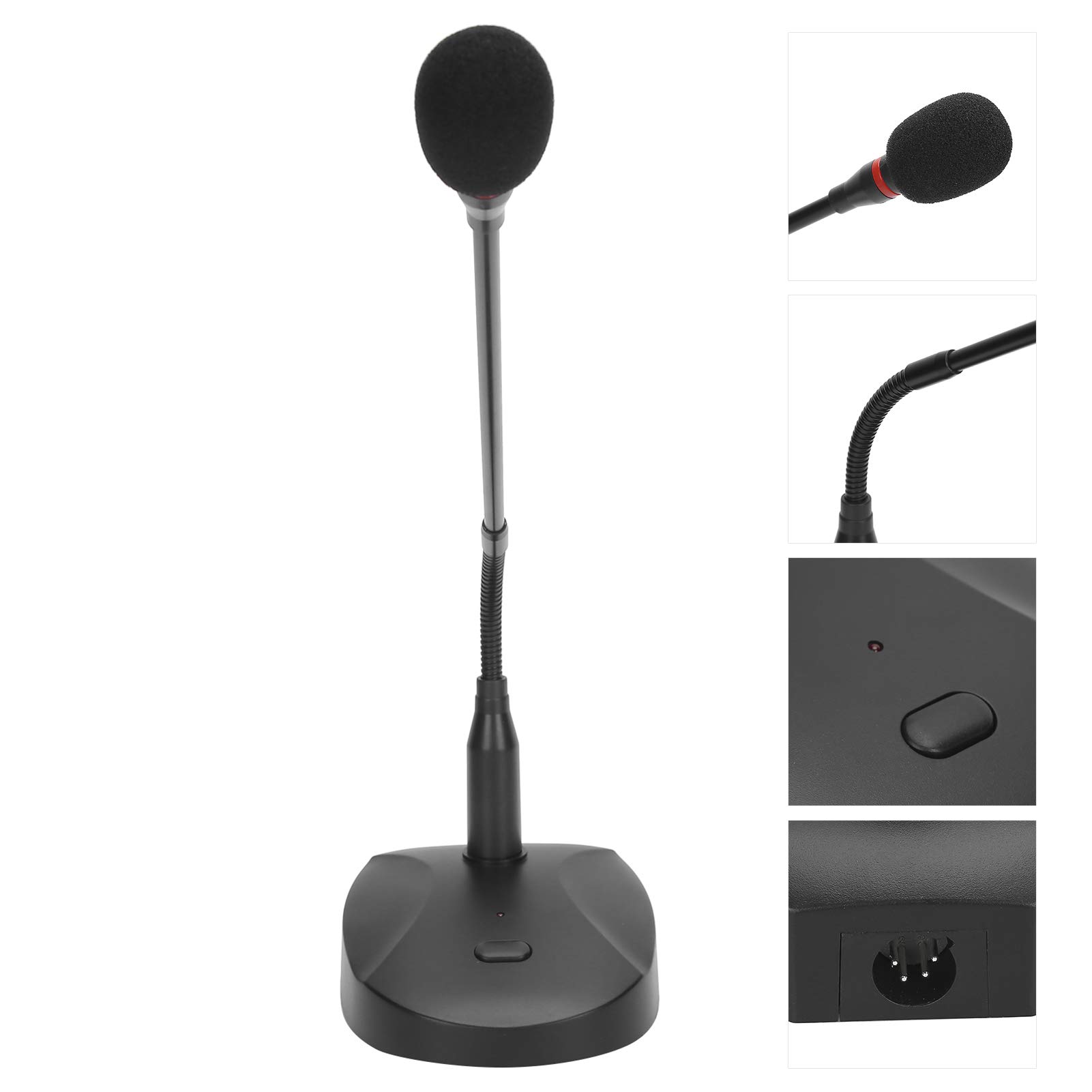 Microfono USB per PC, microfono USB professionale da tavolo per PC e Mac, compatibile con qualsiasi computer, alta sensibilità, microfono per conferenza con facile regolazione dell'angolazione