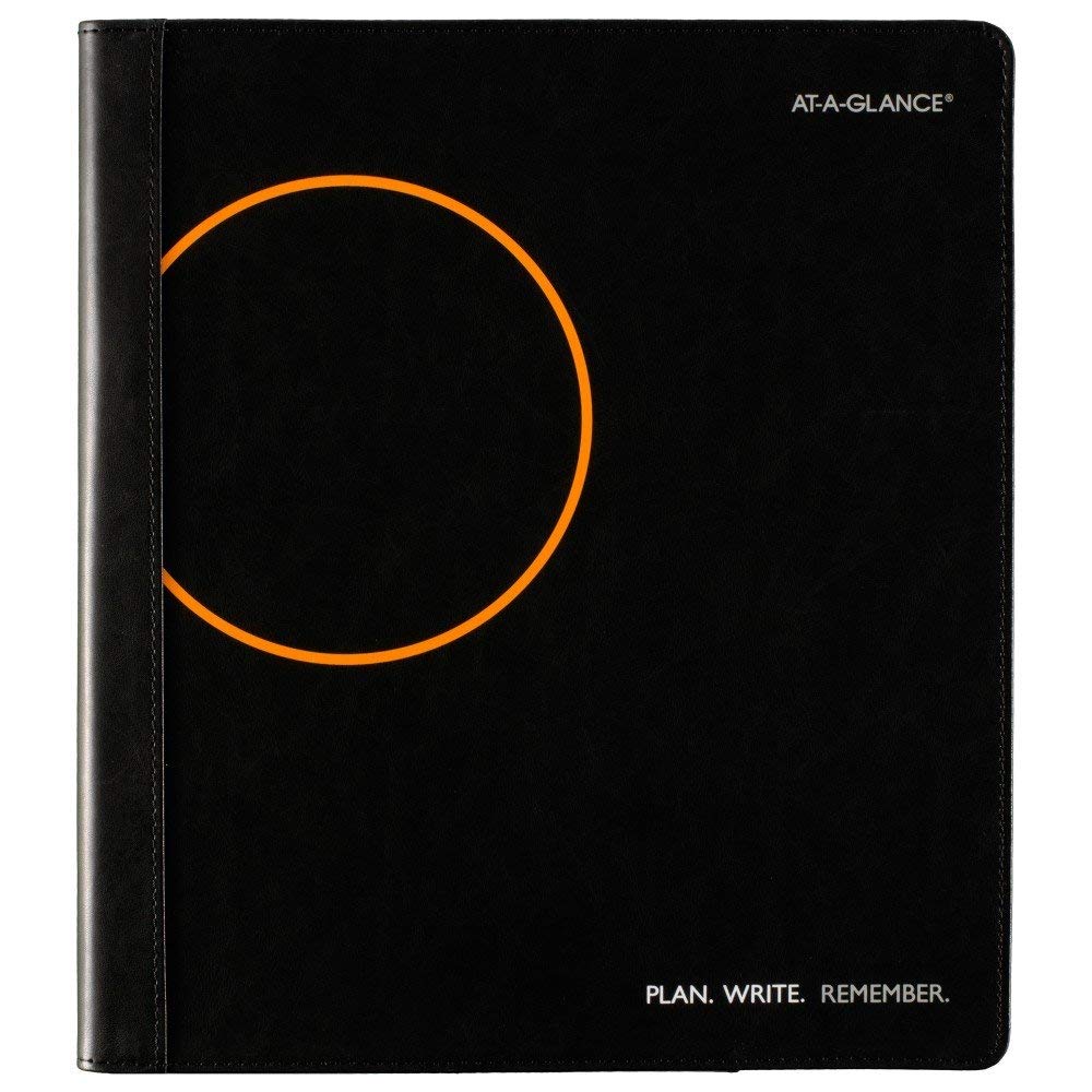 AT-A-GLANCE Monthly Planner and Notebook 2016, 8.75 x 11 Inches, Black (70-6206-05)