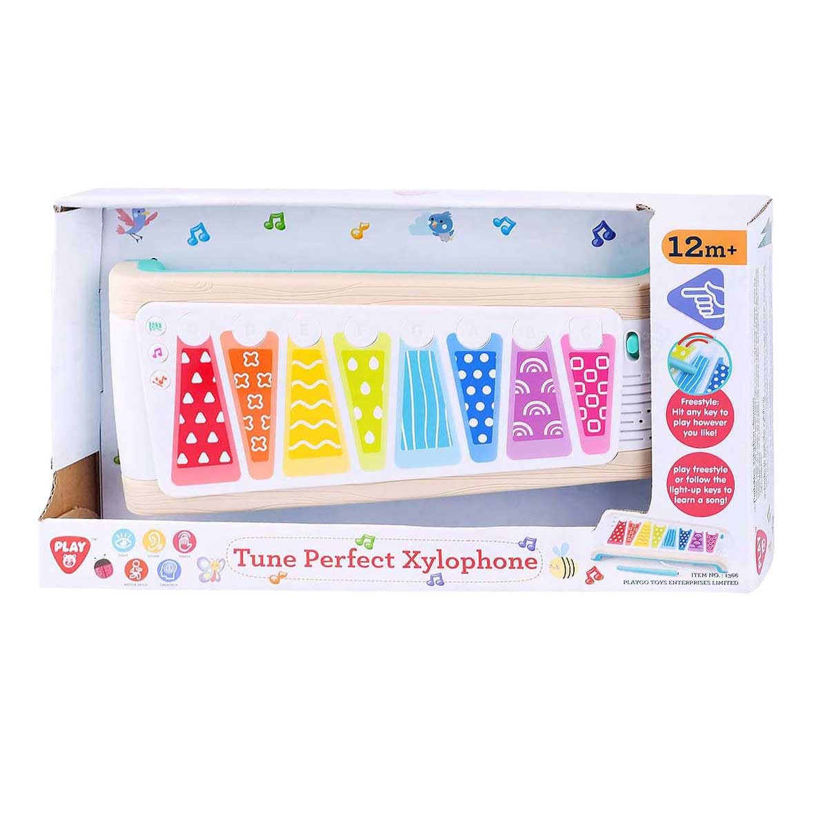 Xylophone électronique Playgo instrument interactif lumineux et sonore - 3