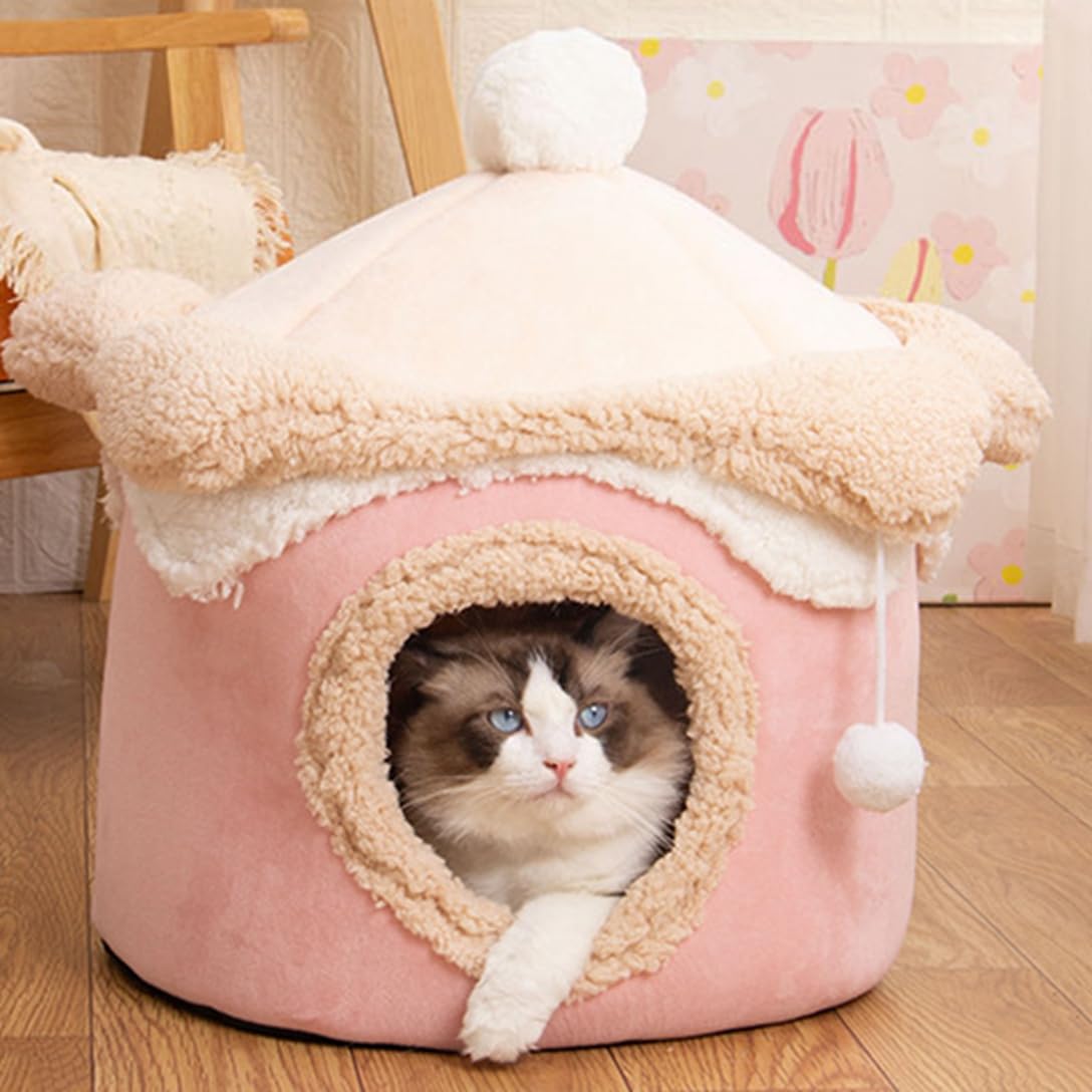 韓国　ourslippuh風　ペットハウス 取り外し可能クッション付き 韓国 ourslippuh風 ペットハウス 取り外し可能クッション付き