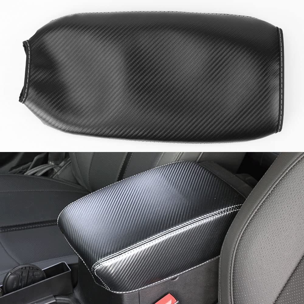 LEXLEY Center Console Leather Cover Armrest Pad Interior
