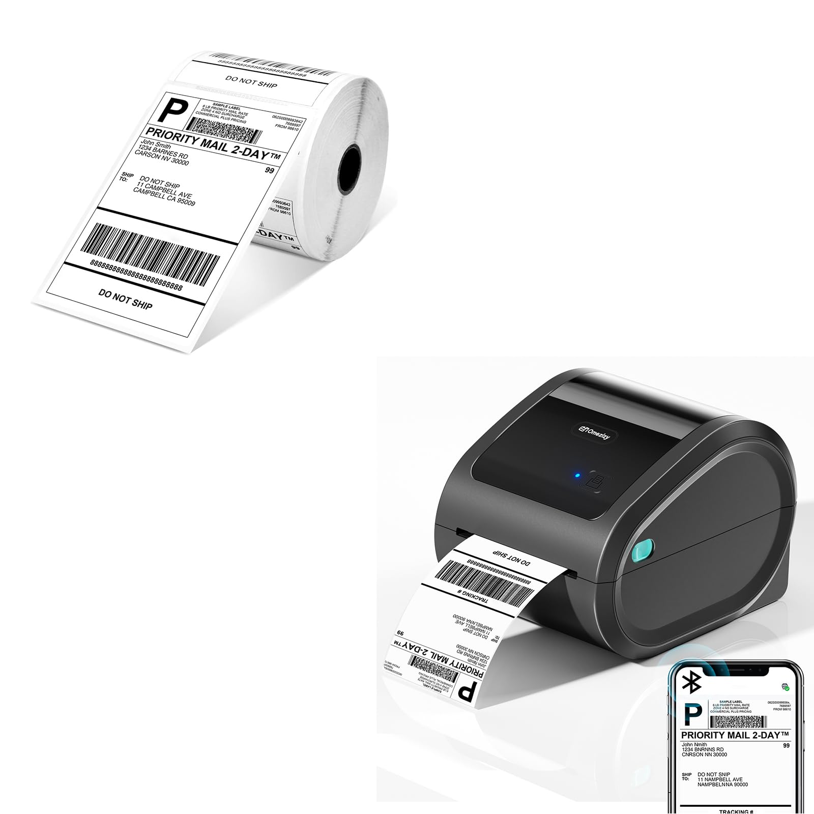 Amazon.com : Omezizy D520BT D520 Bluetooth Shipping Label