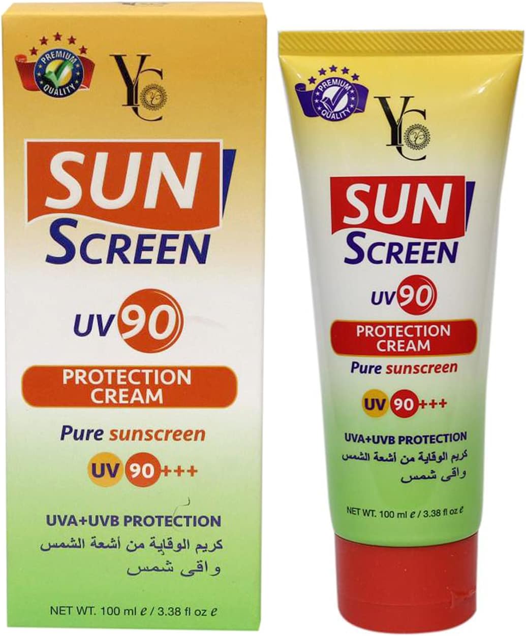 YC Sunscreen Cream for Oily Skin UV Rays Protection Protects from Tan for Unisex YC534-100 ml (Pack of 1)