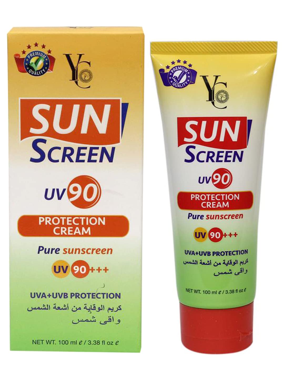 YCSunscreen Cream for Oily Skin UV Rays Protection Protects from Tan for Unisex YC534-100 ml (Pack of 1)