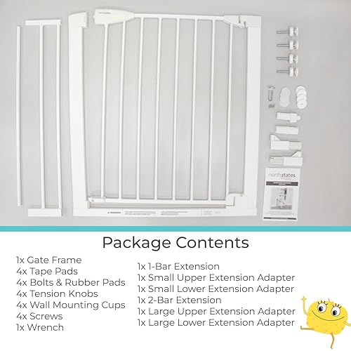 Miniatura 9 de Puerta de cierre automático para niños pequeños de 40.2in de ancho, de 39.8in de ancho, con opción brillante, ideal entre habitaciones, pasillos o