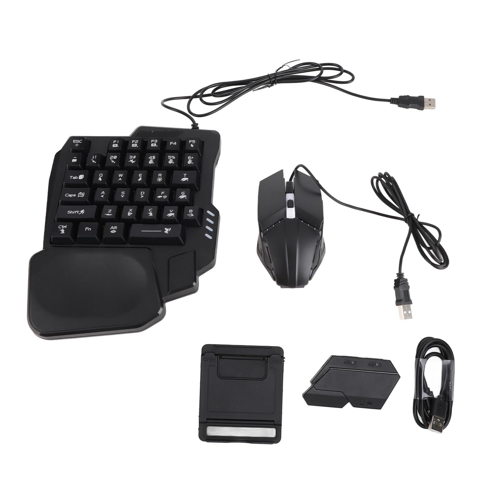 SIXRUN Mobile Gaming Keypad and Mouse Combo, 4-en-1