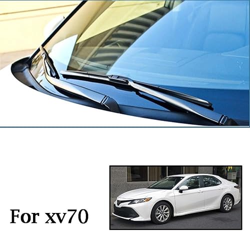 Miniatura 3 de Escobillas de limpiaparabrisas delantero híbridas compatibles con Toyota Camry XV70 LE TRD SX 2017-2023 cepillos de parabrisas de 26 + 20 pulgadas