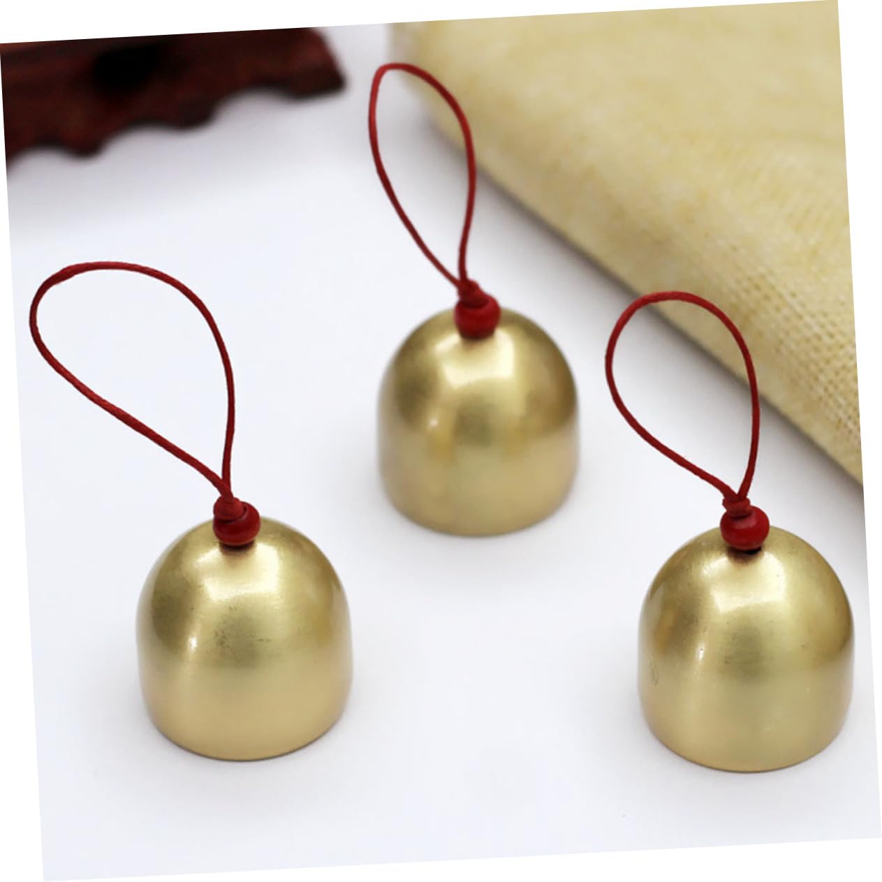 ABOOFAN 9 Pz La Campana Bomboniere Per Feste Jingle Bells Artigianali Ornamenti Da Appendere All'albero Regali Artigianali Fatti a Mano Per Le Vacanze Campane Campana Di Ottone Rame Mini