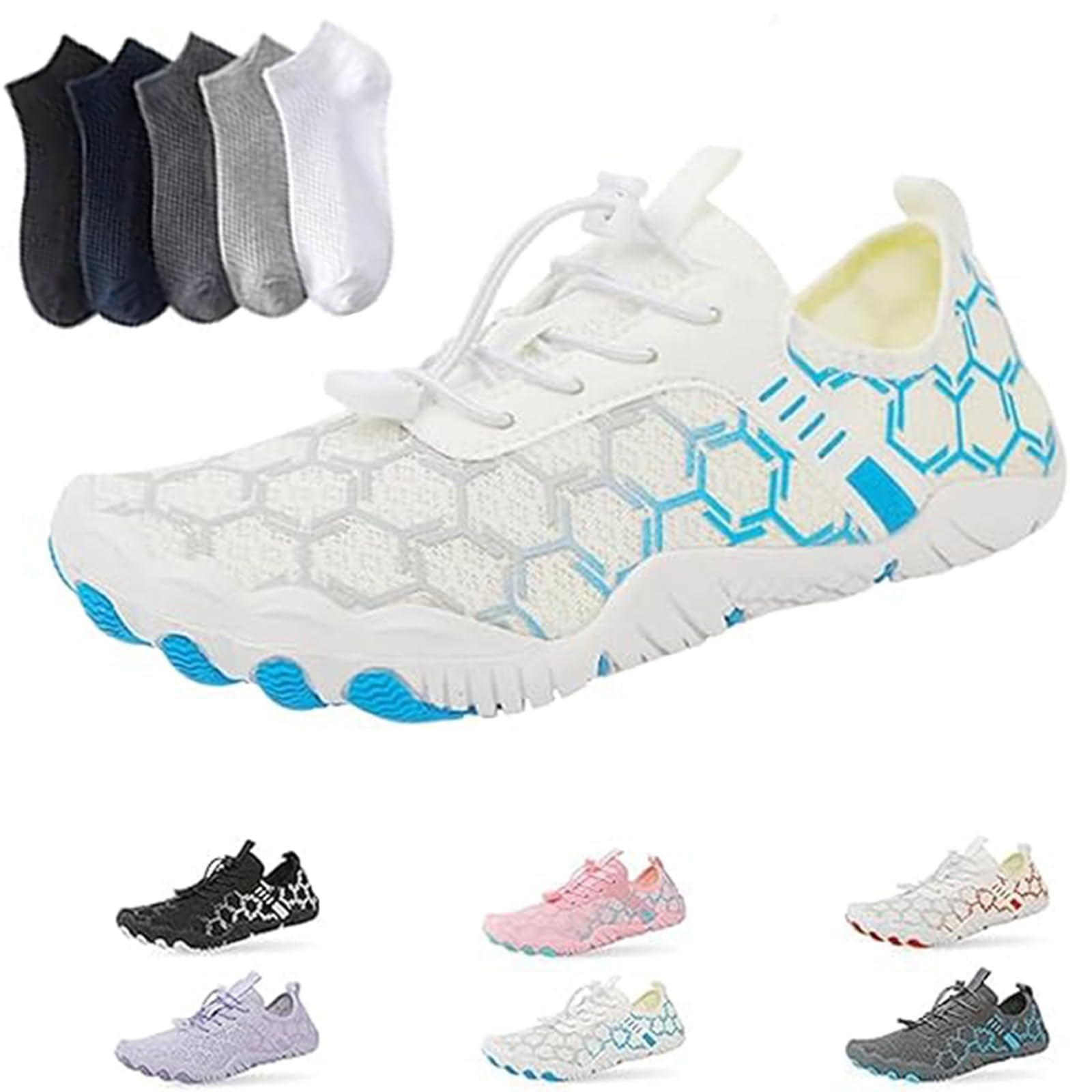 Hiking Womens Men, Pro Barefoot Shoes with Wide Toe Box, Healthy and Non-Slip Breathable Barefoot Shoes — view 11