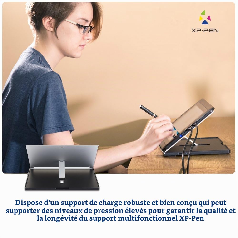 XP-PEN Artist AC18 Support Tablette Graphique Stand en Métallique pour Tablette à Stylet de 10 à 15.6 Pouces