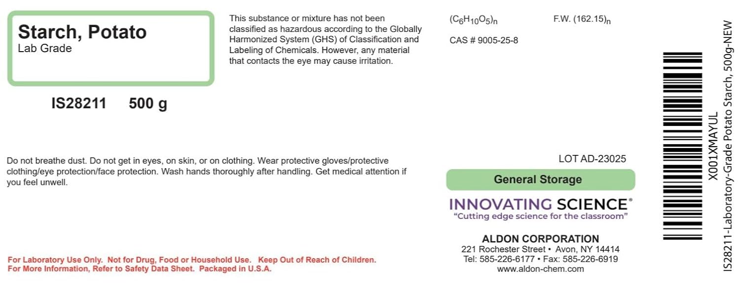 Laboratory-Grade Potato Starch, 500g - The Curated Chemical Collection