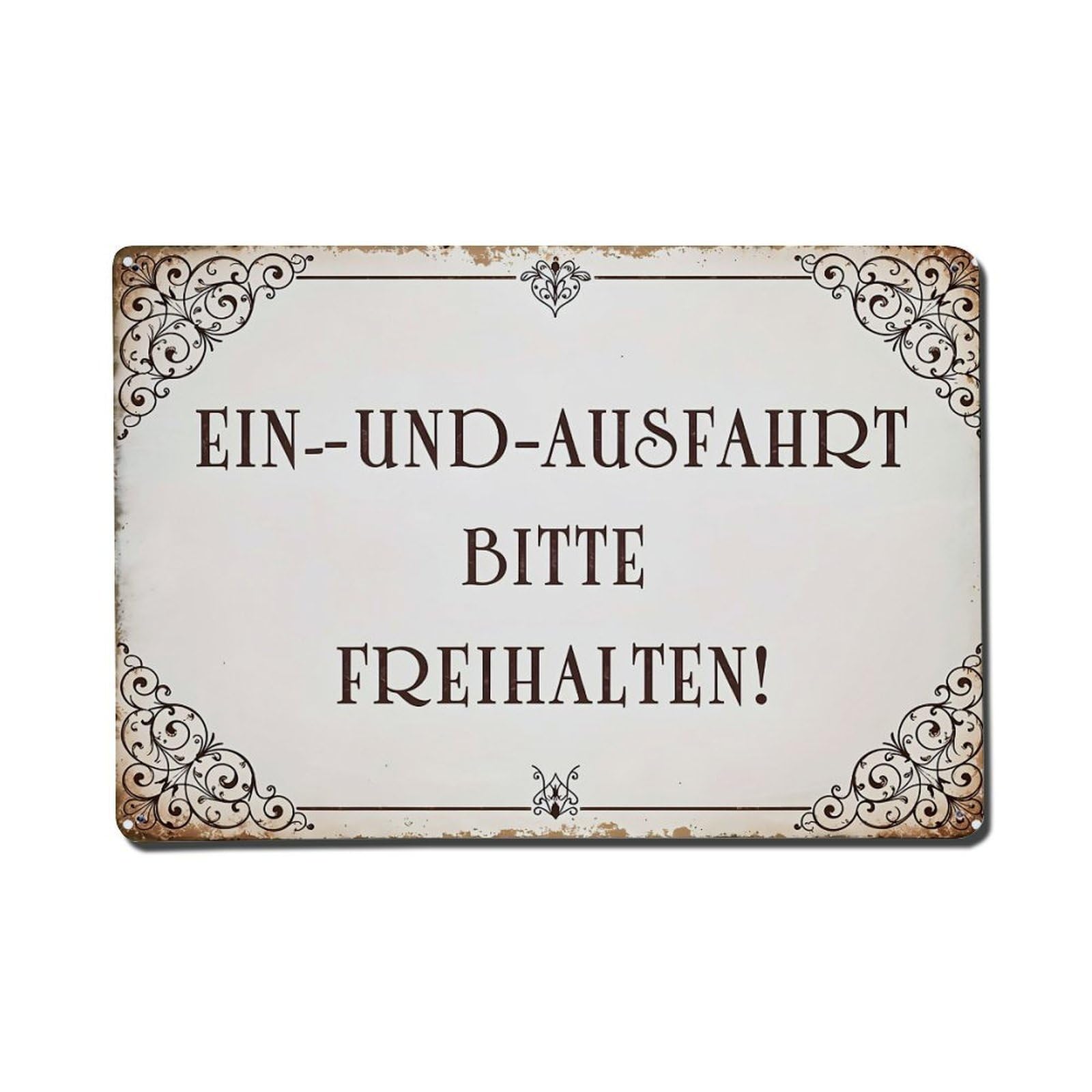 Vintage Ornate Sign Text Retro Metal Tin Sign, Vintage Decor Art Poster for Bar, Home, Man Cave, Kitchen, Laundry Room Gift 8x12Inch