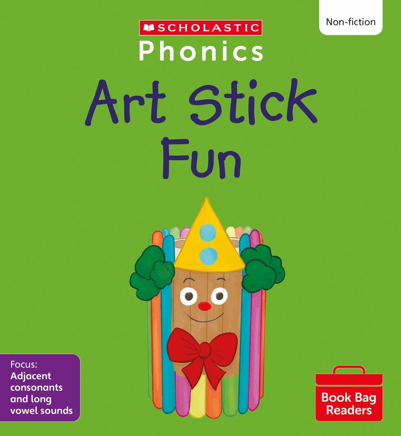 Scholastic Phonics for Little Wandle: Art Stick Fun (Set 8). Decodable phonic reader for Ages 4-6. Letters and Sounds Revised - Phase 4 (Phonics Book Bag Readers Non-fiction)
