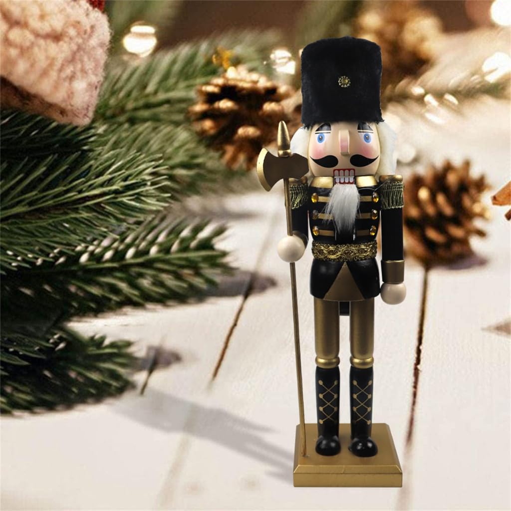 Drewniane dziadki do orzechów Boże Narodzenie dziadki do orzechów stojący ornament drewniane figurki żołnierza