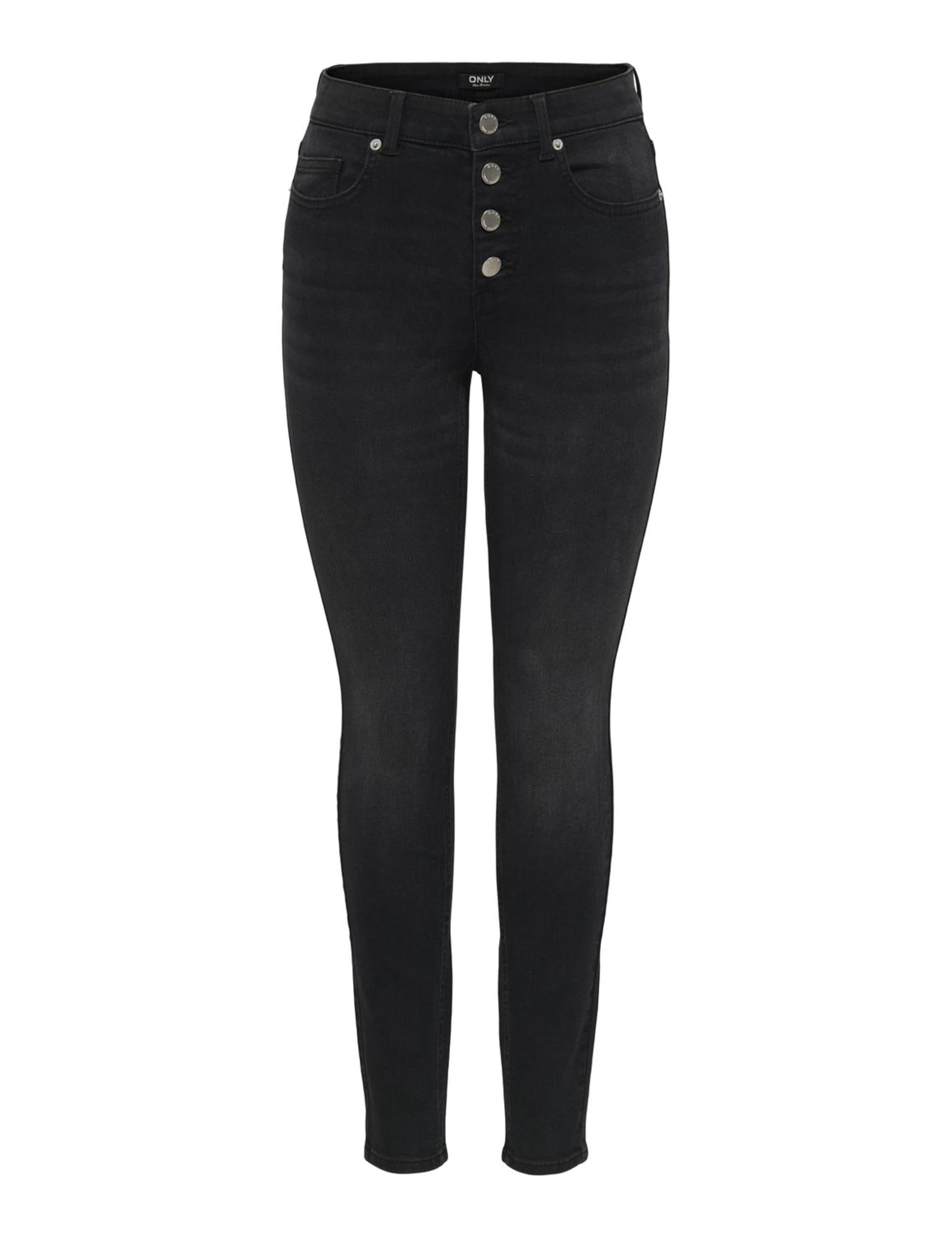 ONLY Damen Onlhush Lw Skinny Button Fly DNM