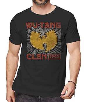 Amazon.com: Wu-Tang Clan Men's Tour '93 T-Shirt Small Black