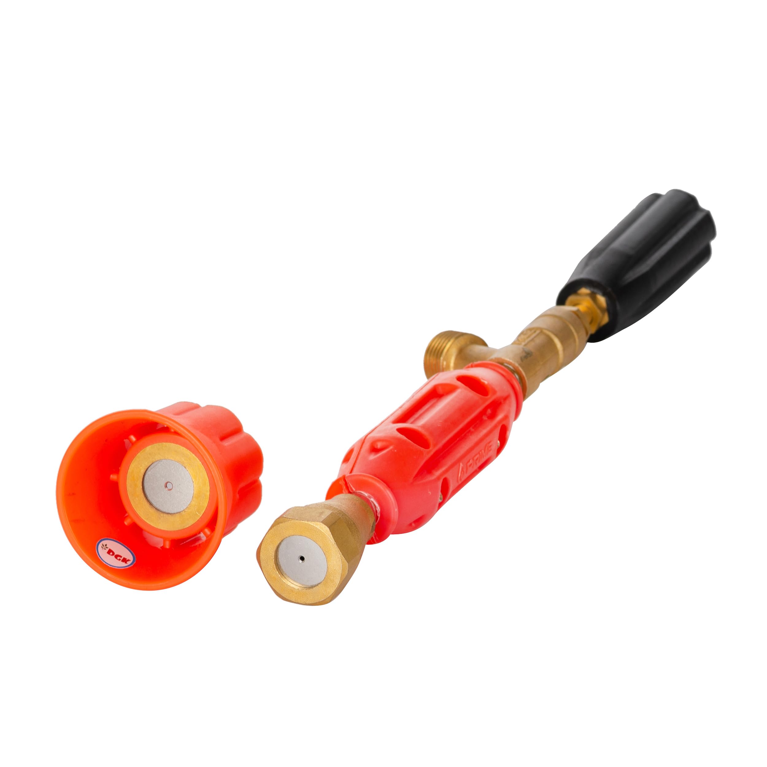 DGK® Prime Heavy-Duty 300mm (1FT) Wide-Angle Jet Apple Master Spray Gun - Brass and Stainless Steel Construction | Ideal for Garden, Agriculture, Farming, Pest Control | High-Pressure Fog Spray Gun