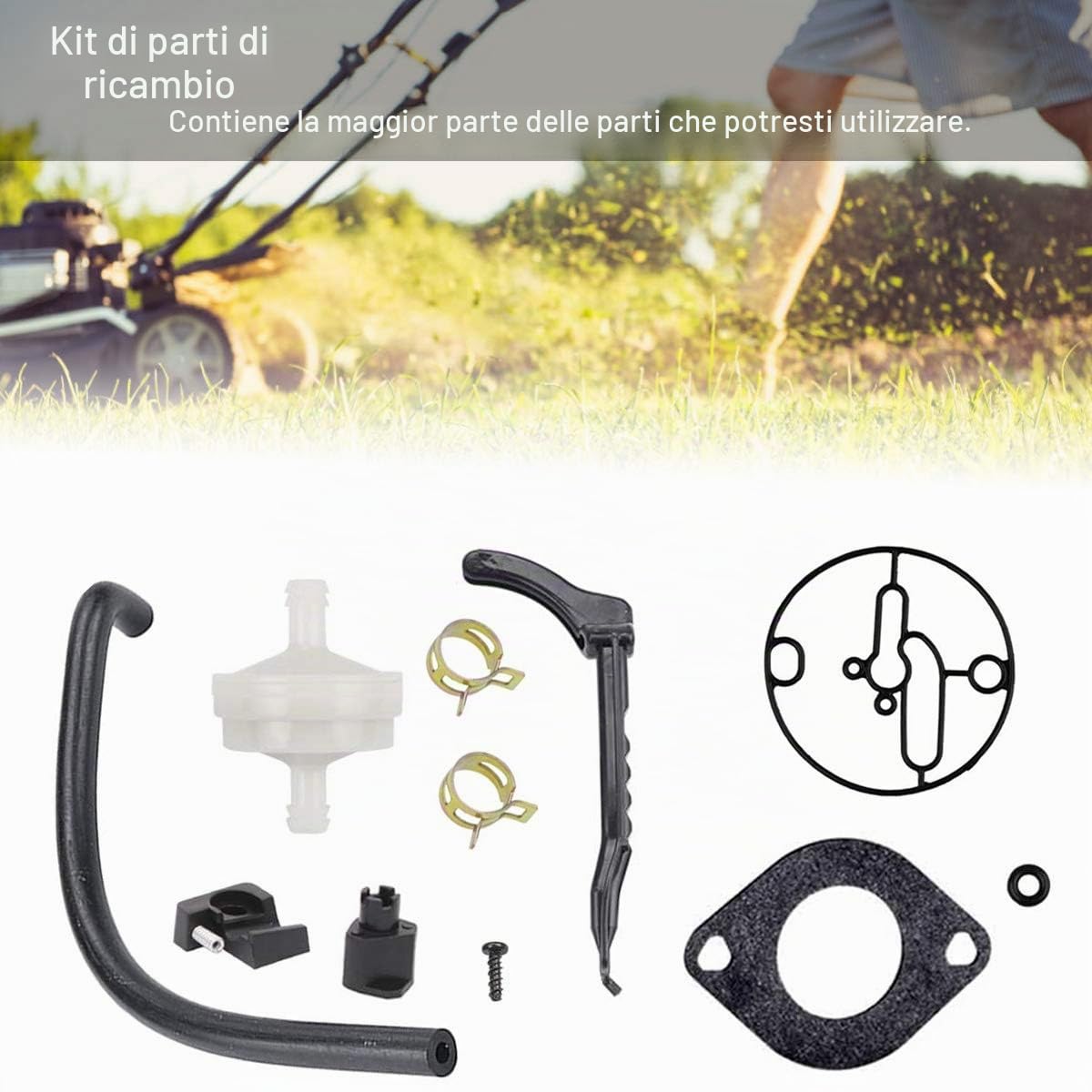 ZAMDOE Carburatore per Briggs & Stratton 287707 287776 287777 310707 310777 Motori 698620 690194 791886 799727 496796 499153 695412 792768 Sostituzione carburatore