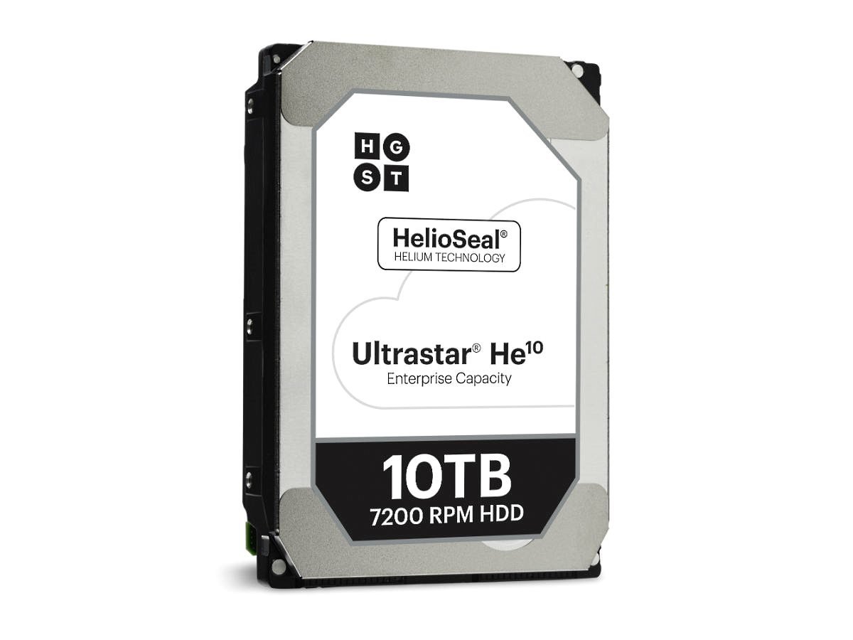 HGST Ultrastar He10 HUH721010ALE600 0F27604 10TB SATA 6-Gbps 7 2K RPM 256MB 3 5 512E ISE Hard Drive