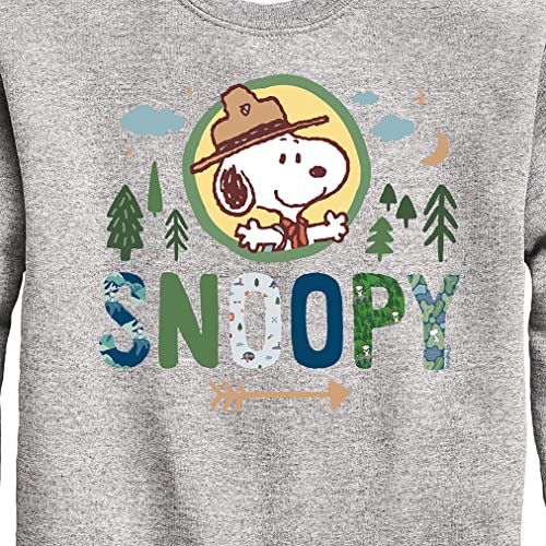 HYBRID APPAREL - Peanuts - Ranger Snoopy - Toddler And Youth Crewneck Fleece Sweatshirt3