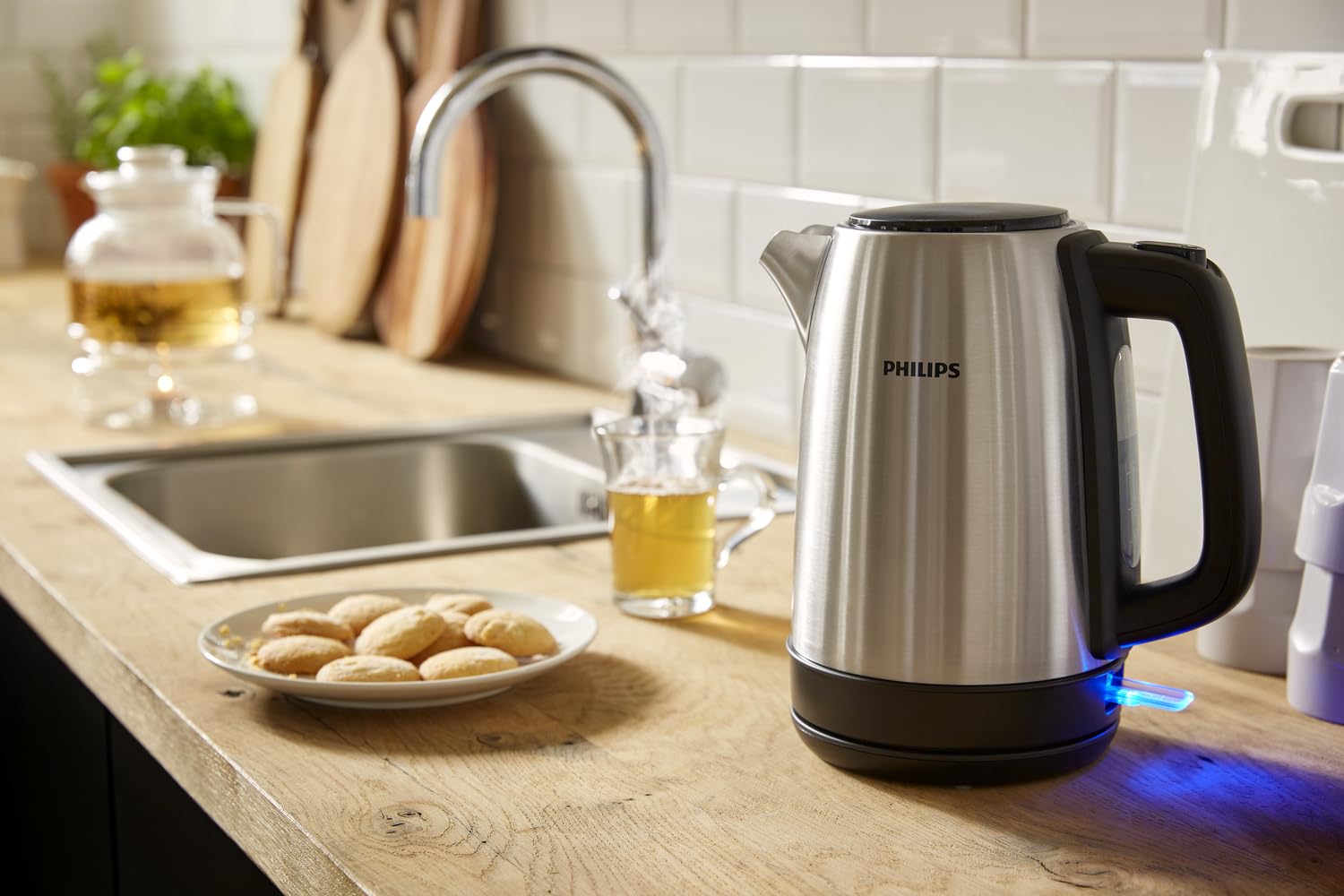 PHILIPS HD9350 / 90 Wasserkocher 2200 W - 1,7 L - Edelstahl