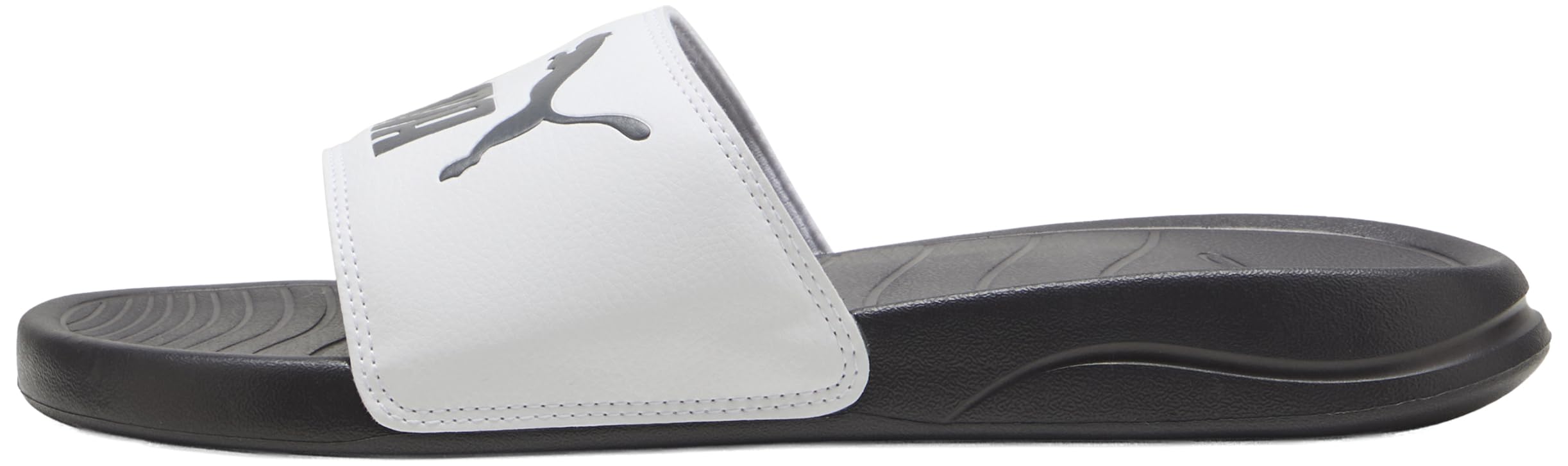 PUMA Unisex Popcat 20 H Slide Sandal, White-Dark Coal, 9 UK