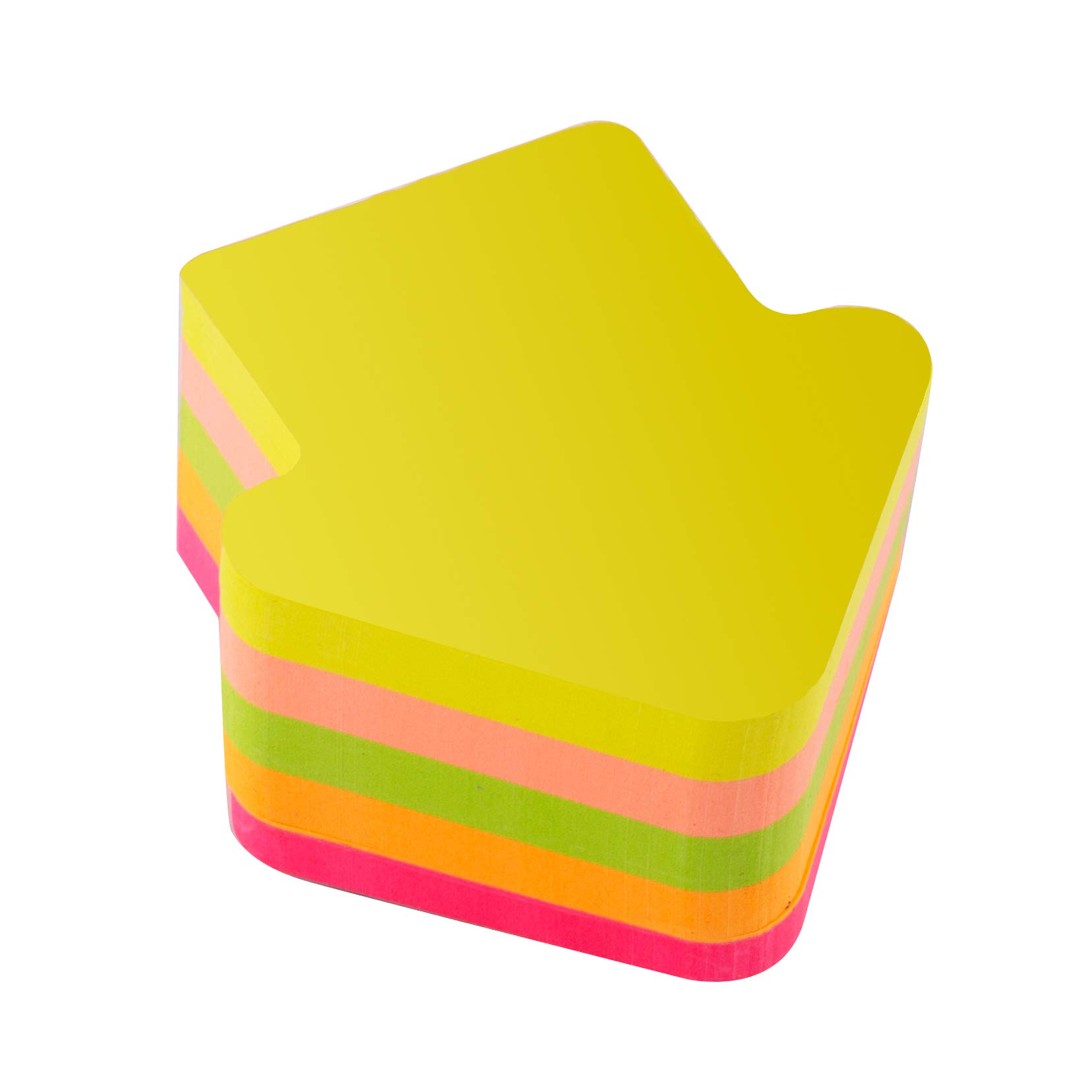 D.RECT Sticky Notes | Set of 1 Pieces | 70x70mm | Sticky Notes | 1x400 a Pad of Sheets | Office Supplies | Neon Color | Arrow Shape