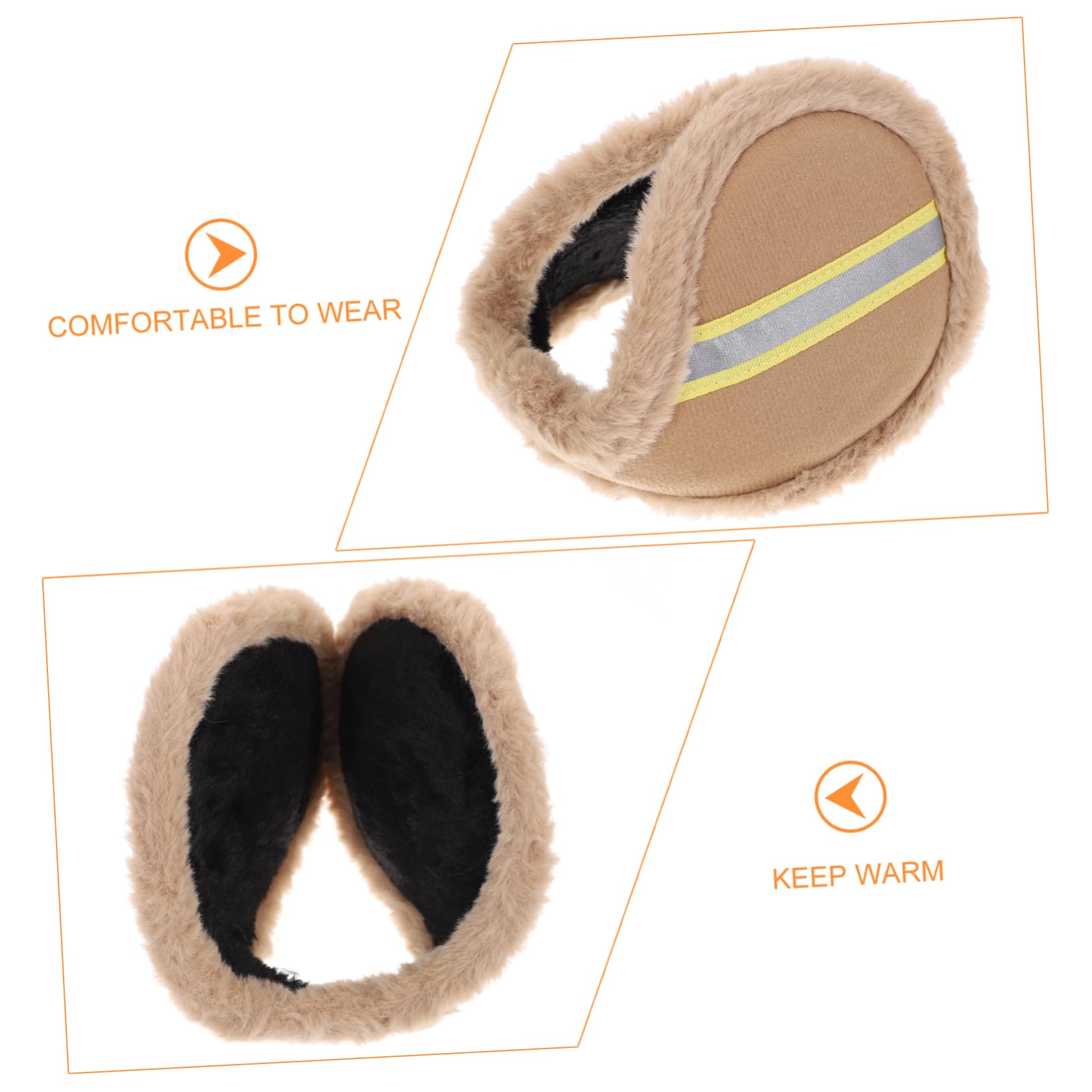 4piezas Orejeras Calentadoras Unisex Antiviento Para Invierno Diseño Portátil y Duradero Protector De Oídos Para Actividades Al Aire Para Esquiar y Festividades