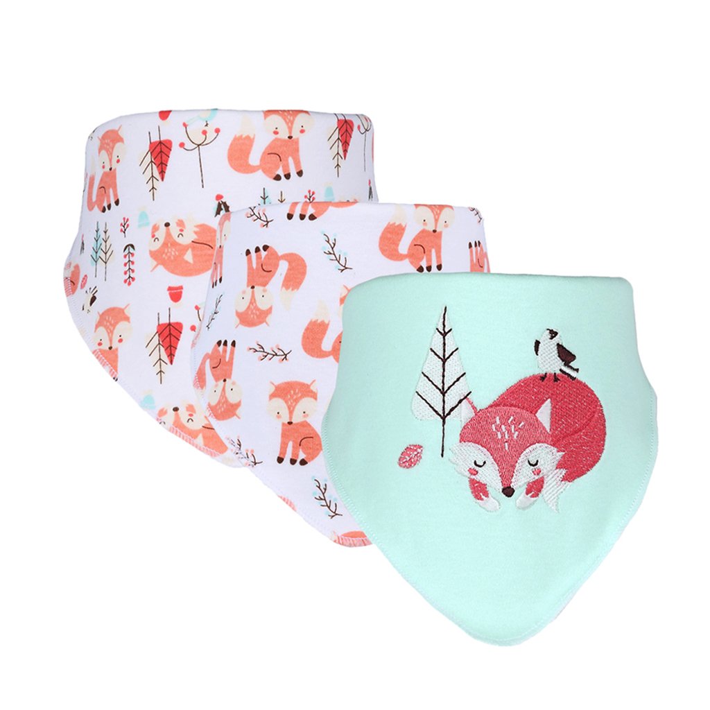 ™ Baby Feeding Head Scarf Towel Bib Bandana Saliva Triangle Dribble | Baby Bibs & Burp Cloths | Feeding-image-39