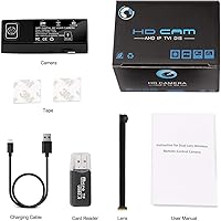 Vista 7 de Mini Spy Camera,1080P WiFi, Portable Wireless Security Cameras Video Recorder IP Cameras Nanny Cam with DIY Extended Lens/Motion Detection for