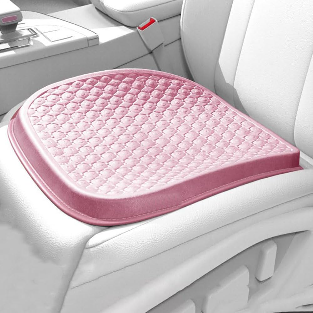 Cuscino Seggiolino Auto per Mitsubishi Space Star, Cuscini Sedili Traspirante E Confortevole Coprisedile per Sedile da Ufficio Sedia Rotelle,A/Pink