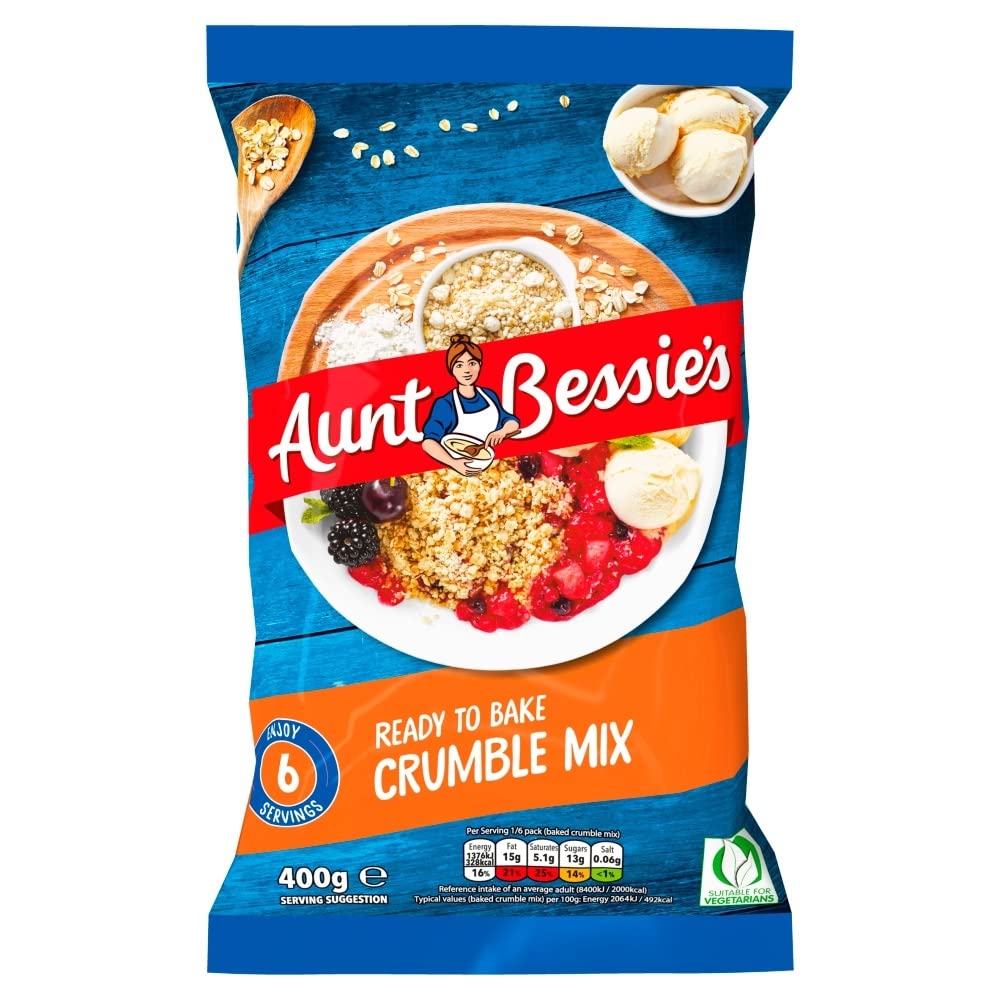 Aunt Bessie's Golden Crumble Mix, 400g