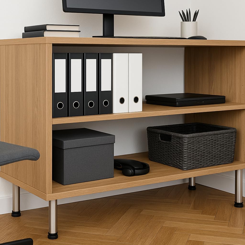 4 piedini per mobili regolabili, in acciaio inox spazzolato, versatili, per mobili, mobiletti, armadi, tavoli, diverse misure, 200 mm
