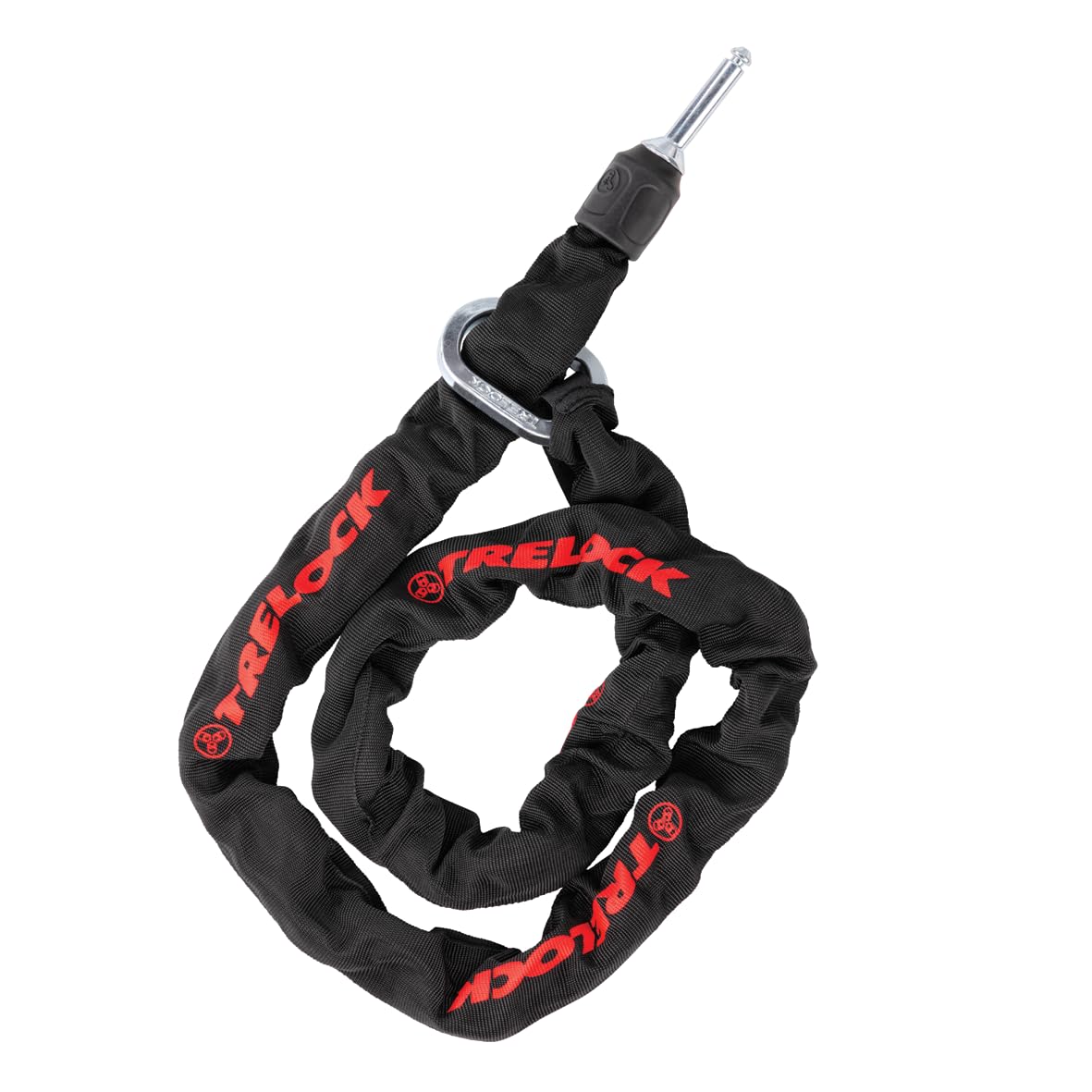 TRELOCK ZR 455 Einsteckkette – Länge 140 cm – Kettenglieder 8 mm – Für TRELOCK Rahmenschlösser – Inkl. Transporttasche