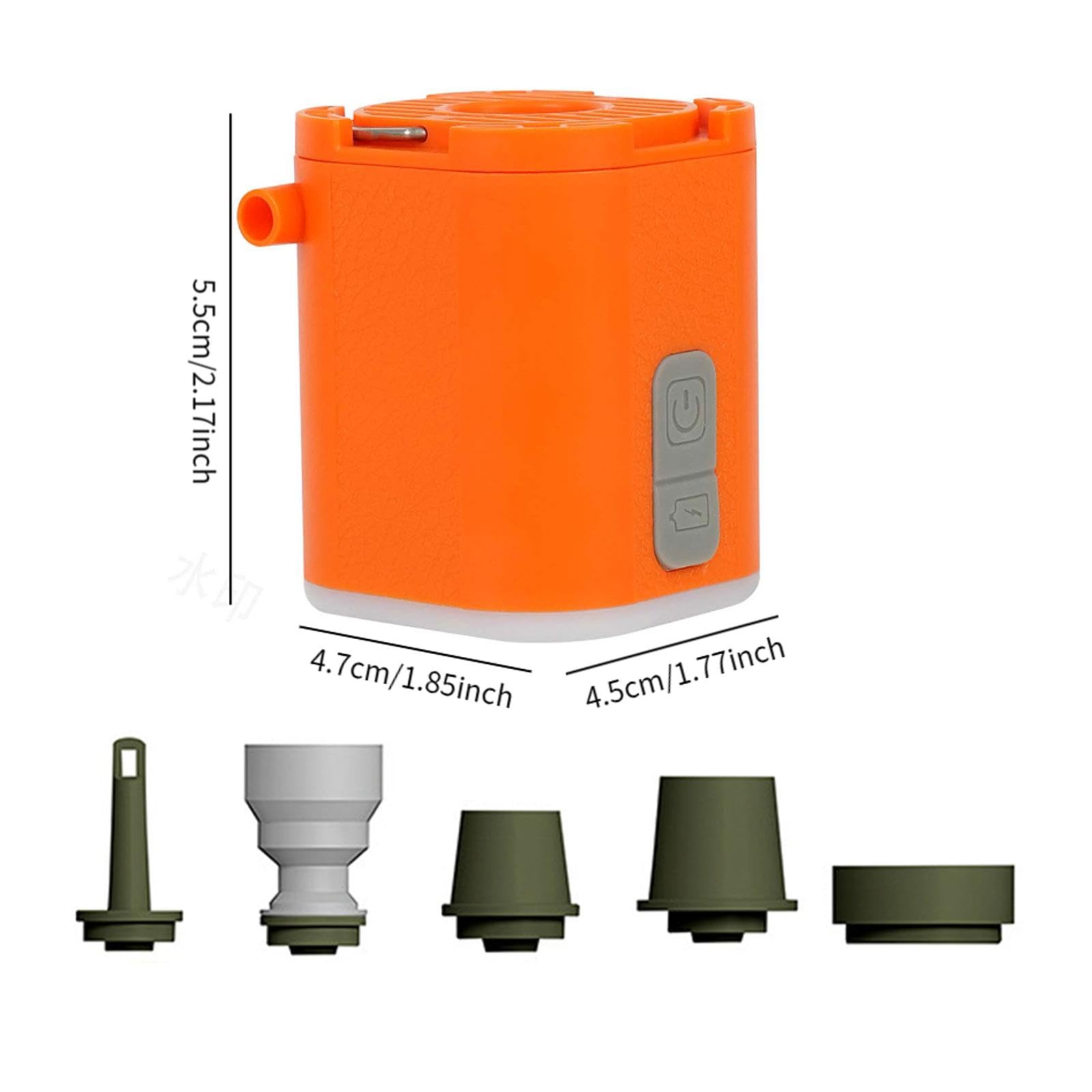 Pompe à Air électrique Compacte pour Bouées Gonflables avec éclairage et Port USB-C, Idéale pour Les Bouées.