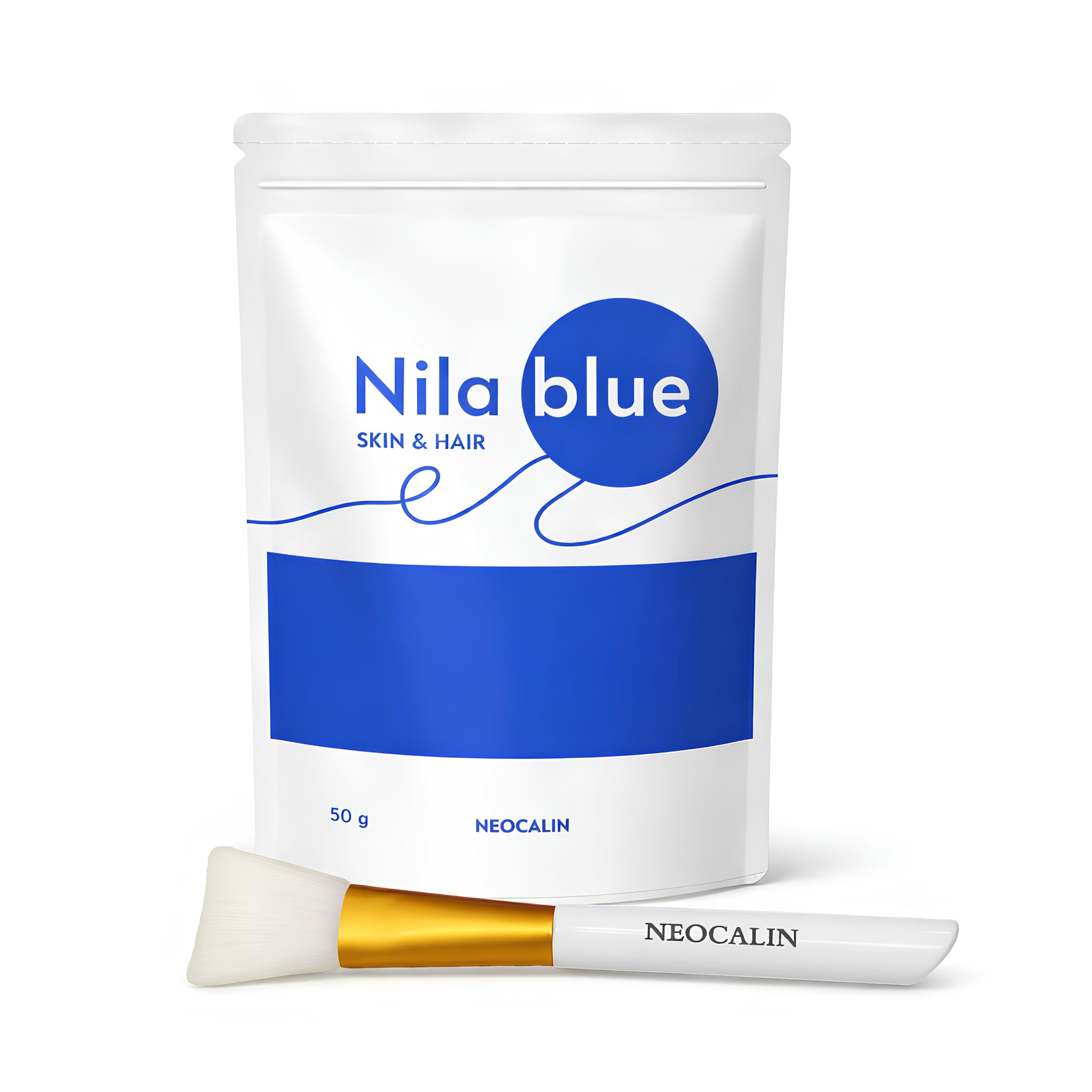 Nila Blue Powder – 100% Pure Moroccan Indigo | Natural Radiance & Glow Booster for Skin and Hair | DIY Face Mask & Hair Care (50g / 1.76 oz)