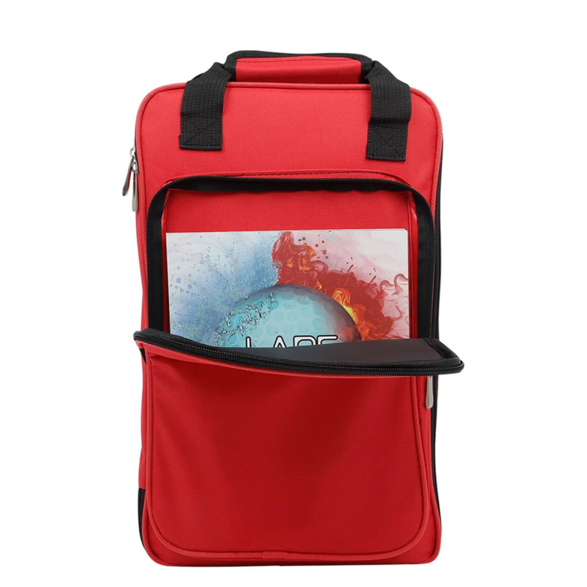 Borsa Design Portatile Resistente All'abrasione Oxford e Bacchette Batteria per Cuciture Rifinite, Doppia Tracolla per Trasporto Comodo