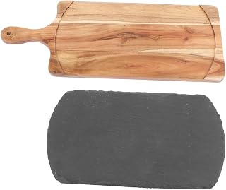 FUNOMOCYA Plato para Servir Comida De Color Estilo Japonés De Madera para Sushi Bistec Elegante Presentación para La Decoración del Hogar