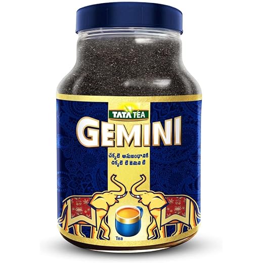 Tata Tea Gemini Black Tea 1kg Pet Jar Powder