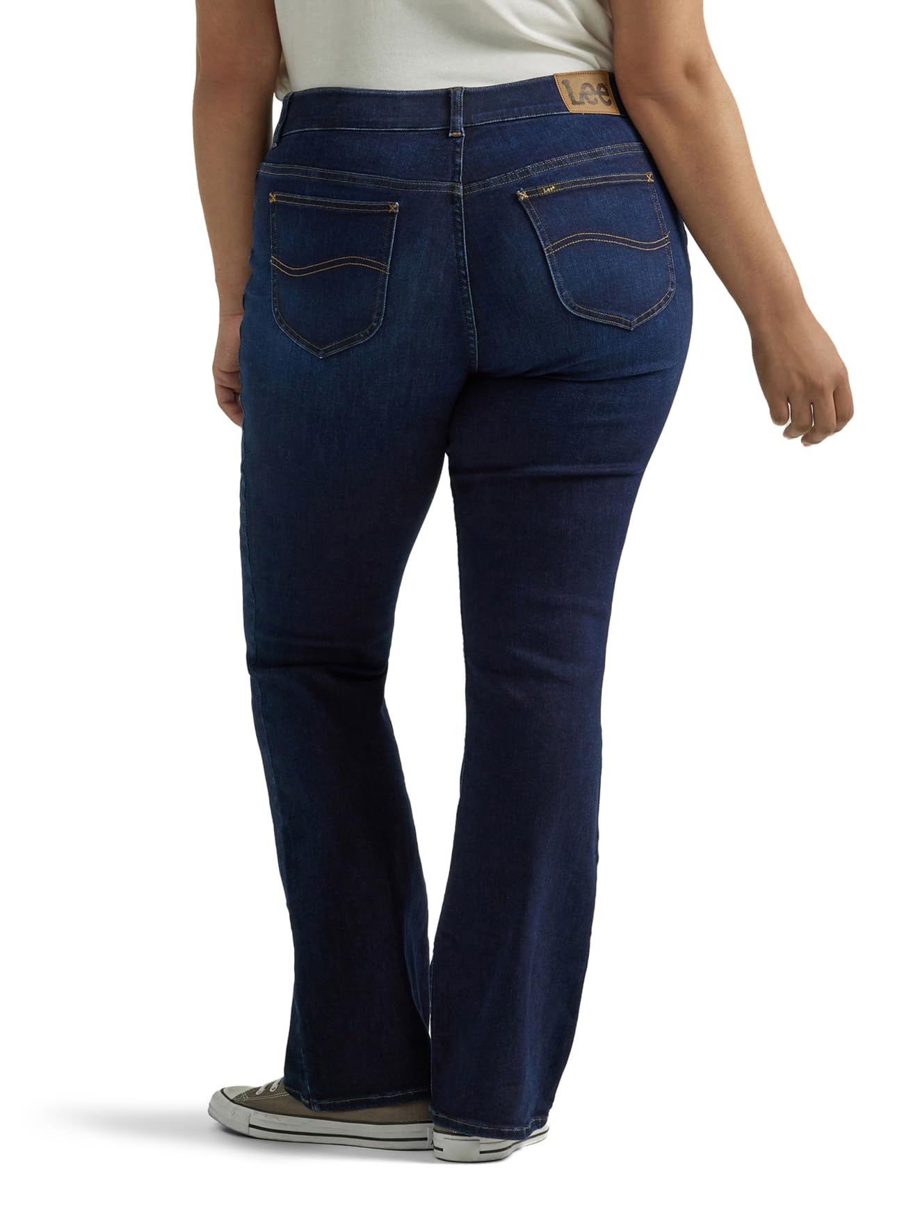 Lee Jean pour Femme Grande Taille Ultra Lux Comfort avec Flex Motion Bootcut - Frissons Principaux - Taille 54 Plus Longue, Le Frisson Principal, 52/Grande Taille Longueur