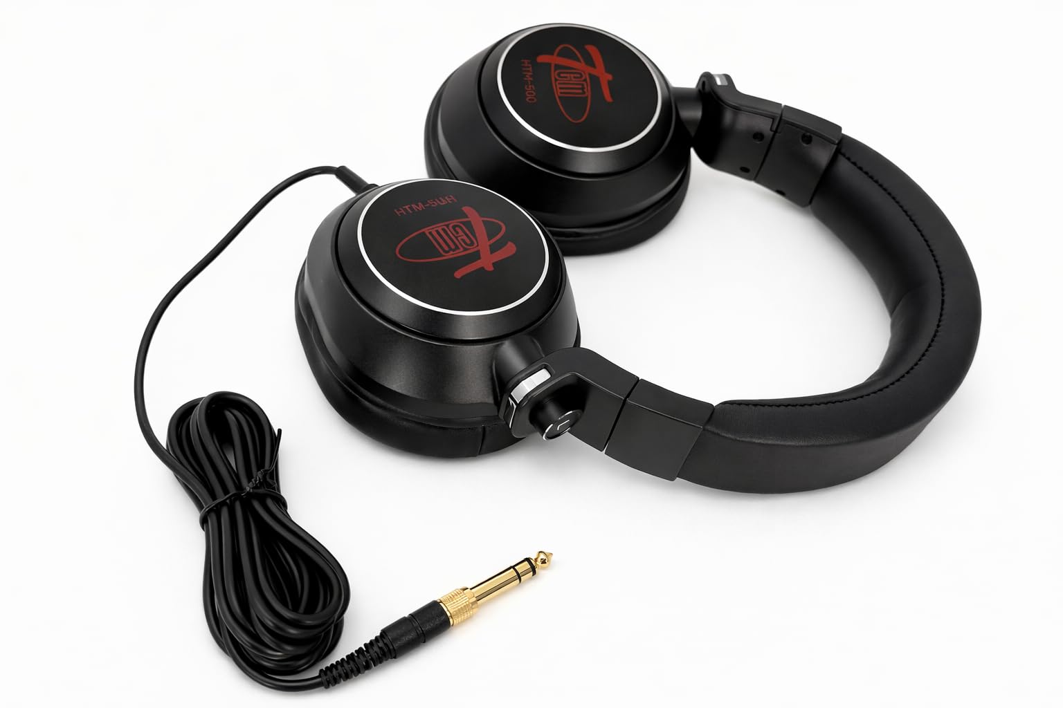 Auriculares Profesionales TCM500 Cerrados Supraaurales con Cable 3m, Driver 50mm, 32Ω, Alta Sensibilidad 100dB, Estudio DJ Monitoreo Audio Alta Fidelidad con Jack 3.5mm + 6.3mm