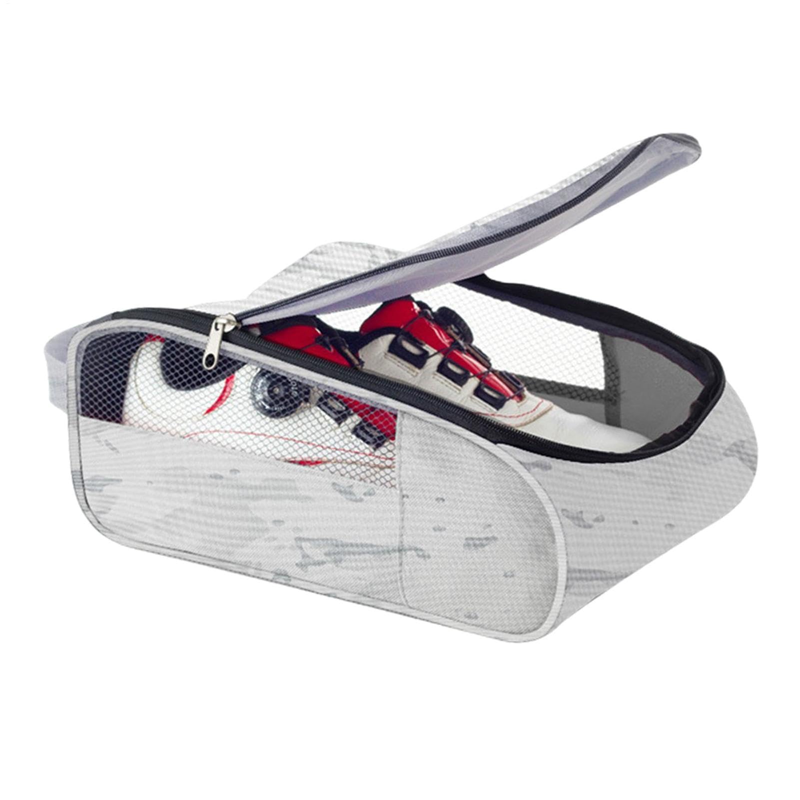Bolsa de zapatos de golf maleta para zapatos de viaje con ventilación para camisetas 8