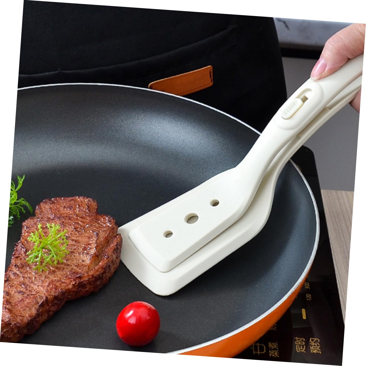 Ciieeo Pinces À Poisson En Silicone 5 Pièces Truelle Multi-Usage Pelle À Frire Pelle De Cuisine Pince De Cuisine Outil De Cuisson Pince À Steak Pince À Pain