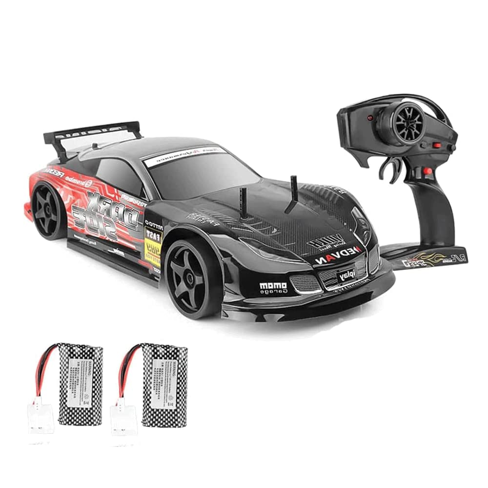 WOLWES Auto telecomandata in scala 1/10, veicolo RC con deriva ad alta velocità da 70 km/h, camion RC elettrico da arrampicata a 2,4 GHz, macchinina antiurto 4X4, regali di Natale per ragazzi e ragazz