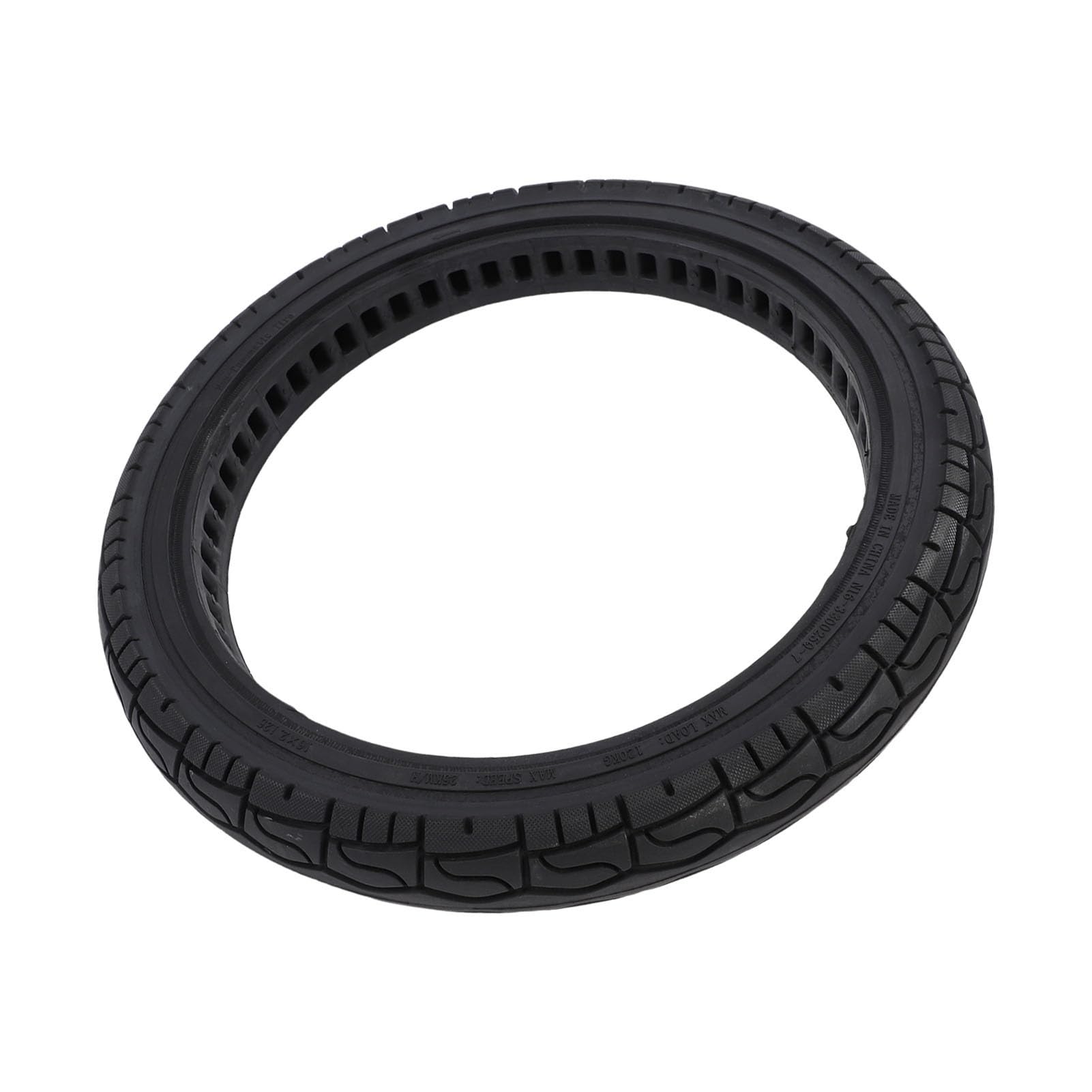 Pneumatico in Gomma Piena 16x2.125, Pneumatico Antideflagrante Antiforatura con Ciclismo 16 Pollici per Scooter Elettrici per Bici Elettriche