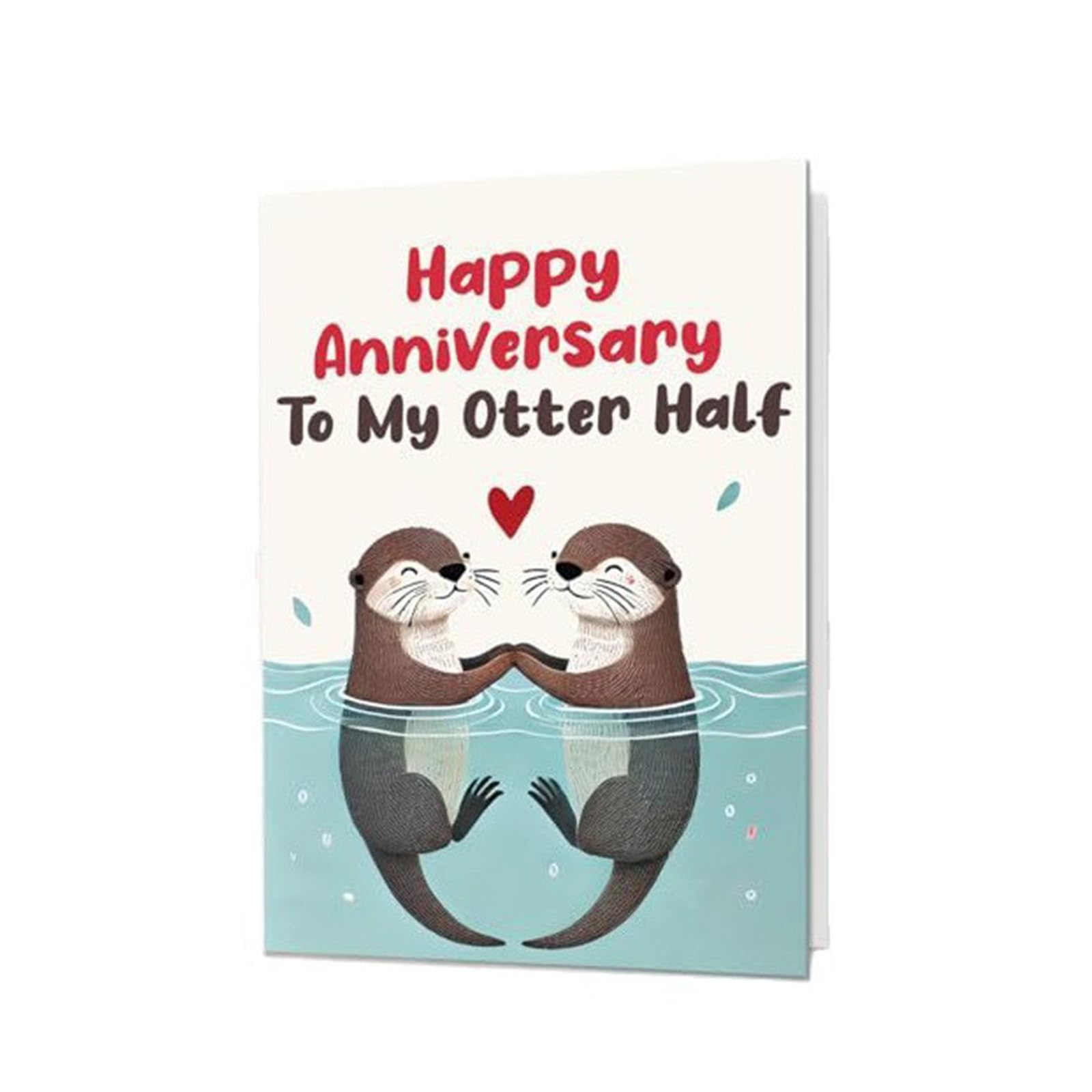 Kalttoy Lovely Paper Anniversary Card for Couple Husband or Wife Artistic Marriage Celebration Love Card