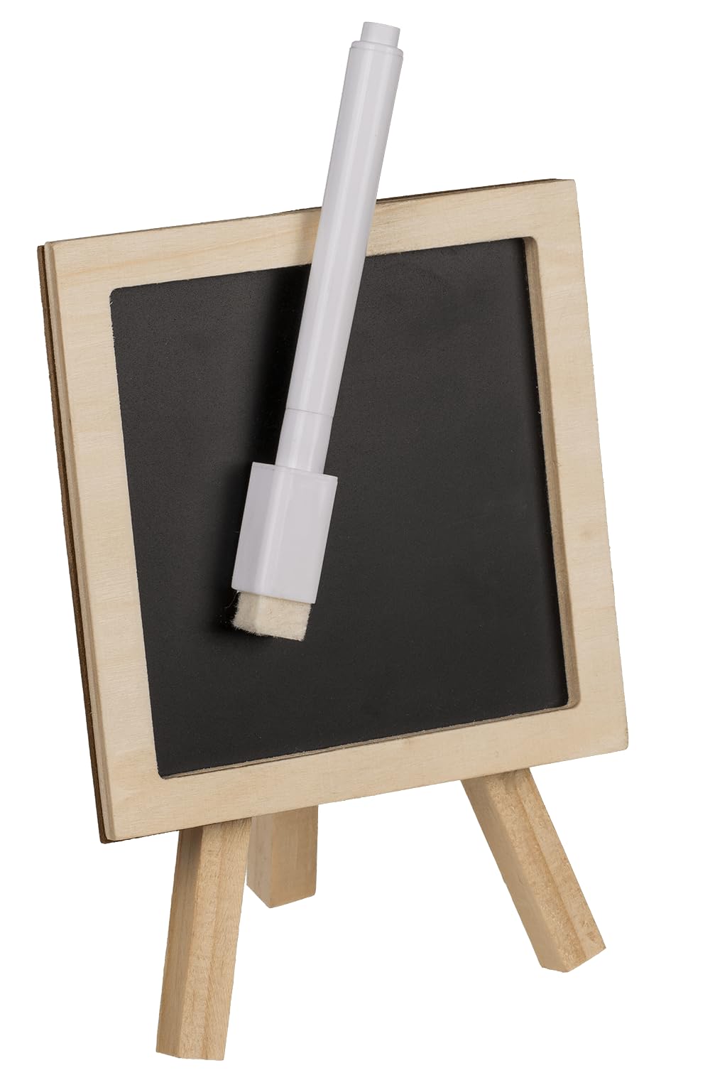 Pizarra magnética retro con bolígrafo y soporte, 10 cm, 1 unidad en pantalla